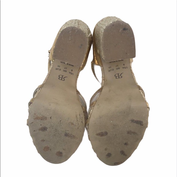 Raphaella Booz, Anthropology, Gold Calla Heels - Picture 4 of 4